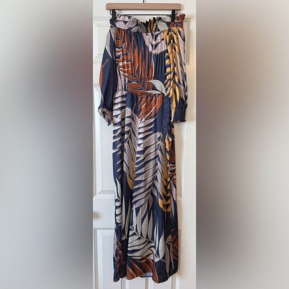 NWT Anthropologie Hutch off Shoulder Jumpsuit Size Medium Petite - Picture 6 of 16